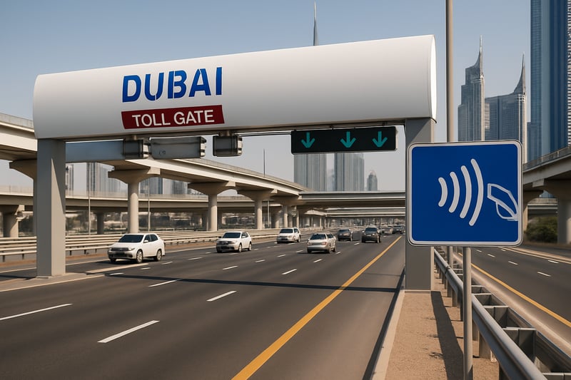 Dubai toll road infrastructure and advanced payment systems Dubai toll road infrastructure and advanced payment systems
