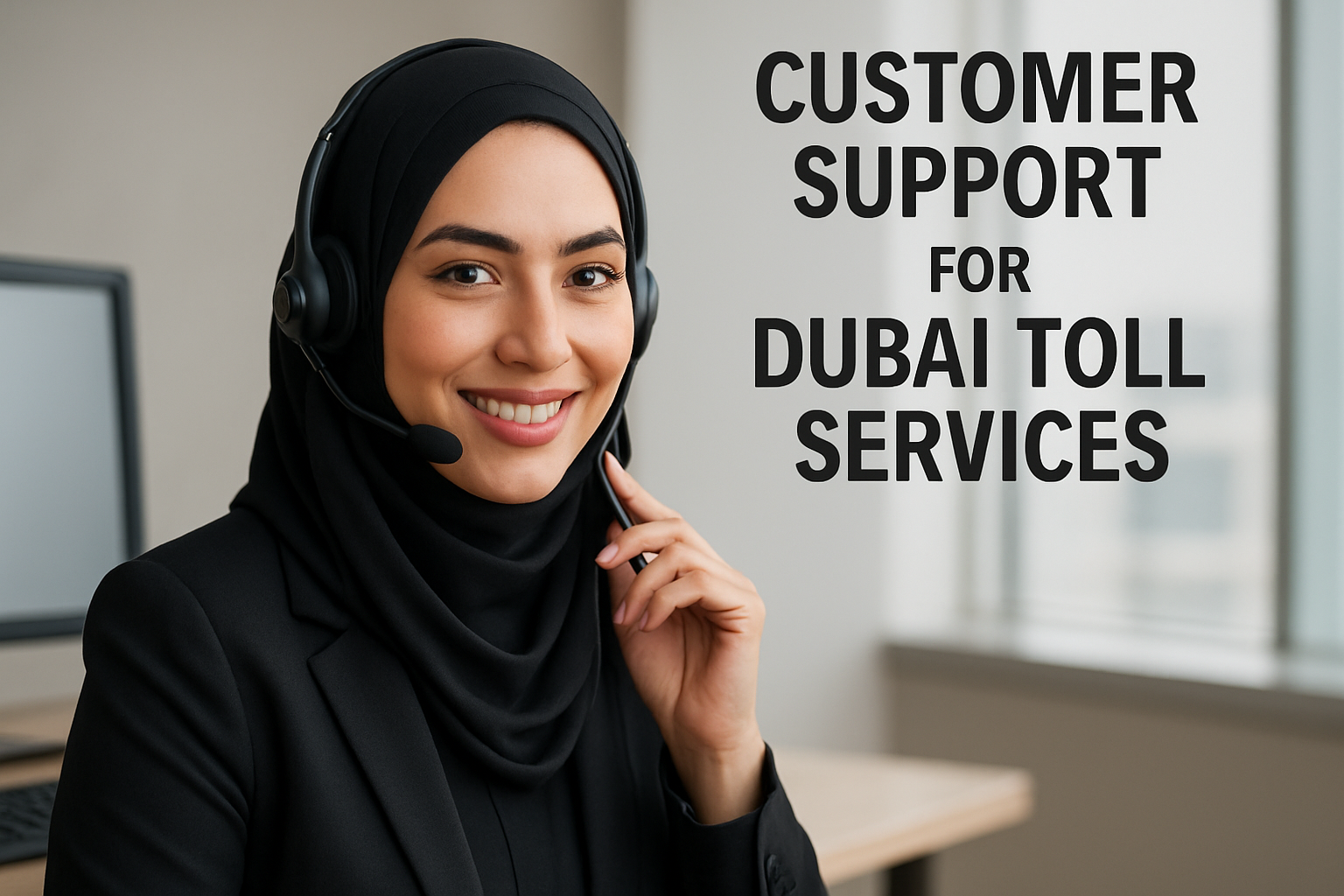 Customer support for Dubai toll services