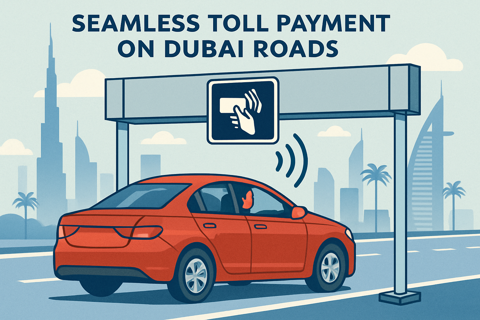 Seamless toll payment on Dubai roads